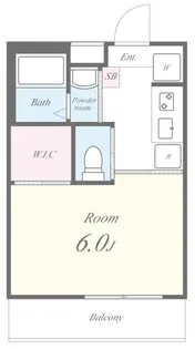 FLレジデンス品川I【2階】の間取り