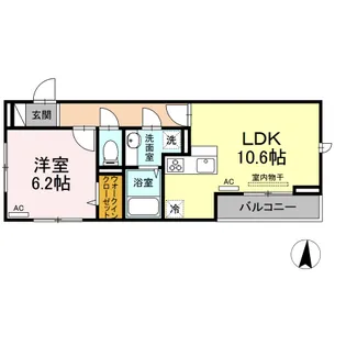 メゾン エル ブランシュ【1階】の間取り