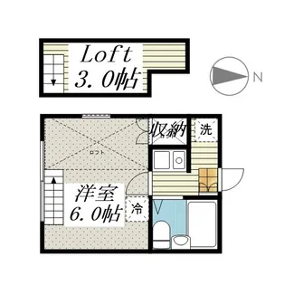 クリスタルハイツ【2階】の間取り