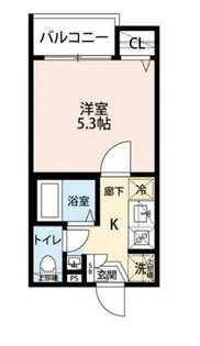 グランクオール蒲田【2階】の間取り