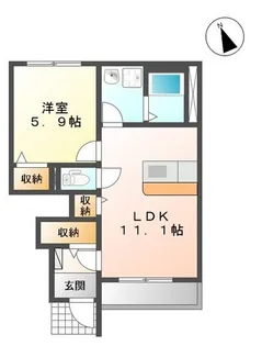 グレーシア【1階】の間取り