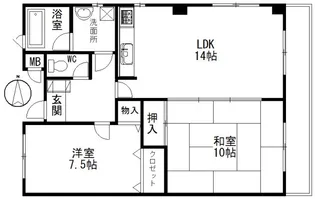 コモドカーサ新神戸【5階】の間取り