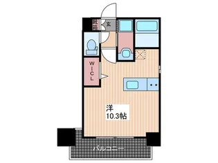 Der Glanz.Y2 比治山【11階】の間取り