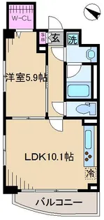 コントレイル【2階】の間取り