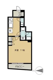 ZOOM池袋West【9階】の間取り