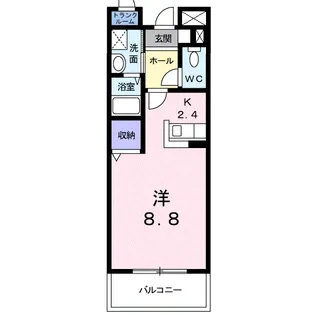 メゾンK【3階】の間取り