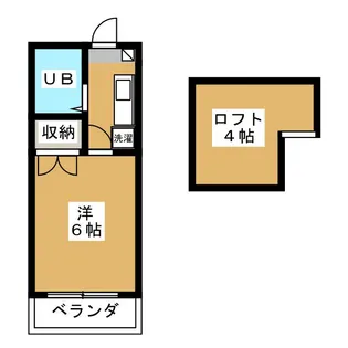 ドリーミー立川【2階】の間取り