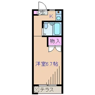 ストークハイツ岡崎【1階】の間取り