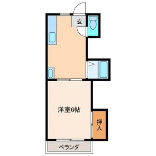 ロイヤルヒルズ好間【2階】の間取り