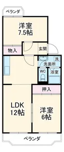 WEST PALACE【3階】の間取り