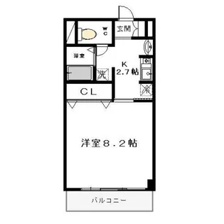 オンフルール【3階】の間取り