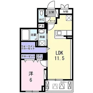 グランクレスタ【3階】の間取り