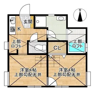 バークレイビラ【2階】の間取り
