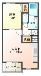 サンメゾン【2階】の間取り