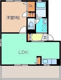 ステップワン E【1階】の間取り