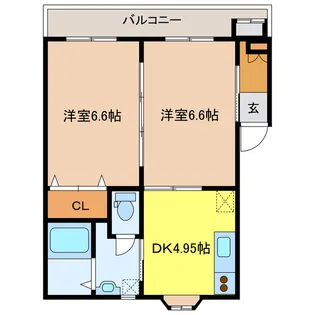 スコッチ【2階】の間取り