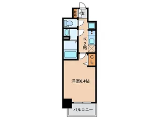 プレサンス上町台筆ヶ崎NORTH【5階】の間取り