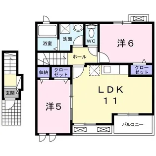 サニーメゾンIII【2階】の間取り