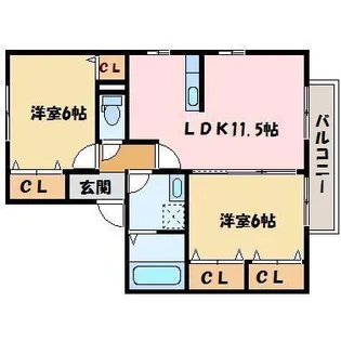 Kitten’s House【1階】の間取り