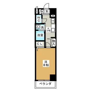 クレド桜山【5階】の間取り