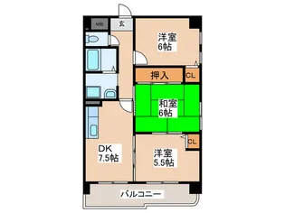 アルカディ-ナ八尾【8階】の間取り