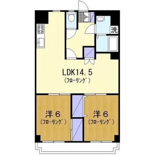 ソーヨー大和第1【4階】の間取り