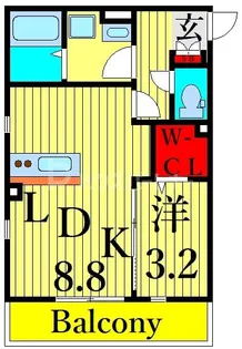 Sepia Palace【1階】の間取り