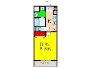 Sun Wood Court【3階】の間取り