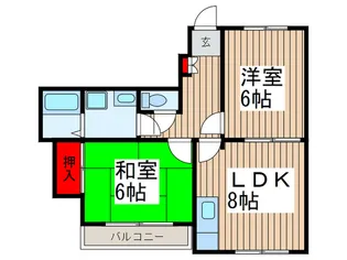KSガレア【1階】の間取り