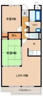 コートカメリア【2階】の間取り