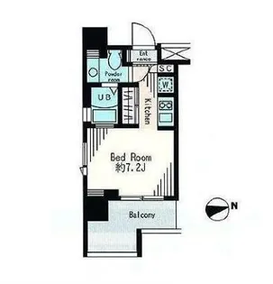 レジディア市谷薬王寺【6階】の間取り
