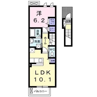 クレメントII【2階】の間取り