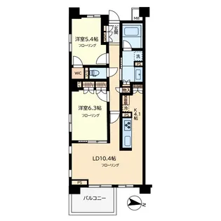 ブランズ碑文谷 312号【3階】の間取り