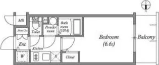 エスリード神戸ラ コスタ【8階】の間取り