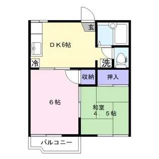 グランドハイツ【2階】の間取り