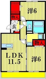 グランドソレイユ【3階】の間取り