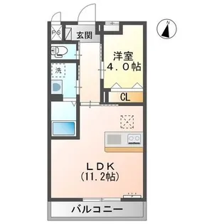 ルピナスII【2階】の間取り