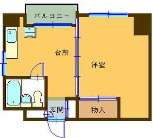 チサンマンション板橋【3階】の間取り