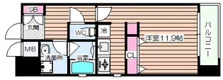 KAISEI江戸堀【5階】の間取り