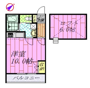 ハイソ・マイハマ【2階】の間取り