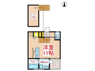 TRE A棟【2階】の間取り