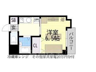 メルシー幸2【3階】の間取り