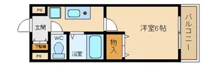 アントワープなかもず【4階】の間取り