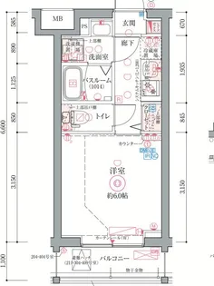 MAXIV新小岩【3階】の間取り