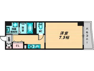 プリムローズHY1【3階】の間取り