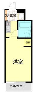 サンホワイト磯子【1階】の間取り