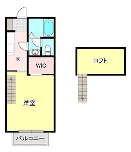 クレストII【2階】の間取り