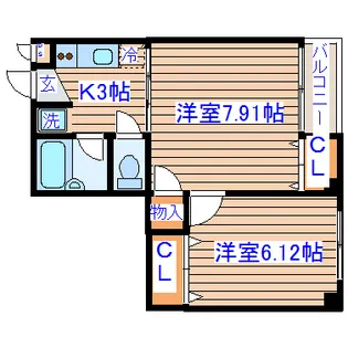 マイカハウス【2階】の間取り