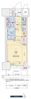 プレサンス広小路通今池【2階】の間取り