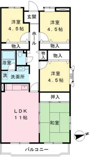ブランニュー別所7【2階】の間取り